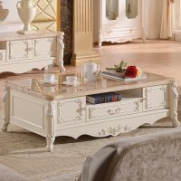 大理石茶几 欧式茶几电视柜组合 简约小户型客厅实木茶桌