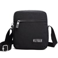 狼域男包单肩包斜挎包防水尼龙包男士休闲包商务包牛津布包男款包L-1505-19