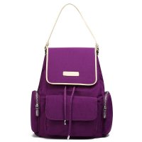 狼域2016夏款韩版新款背包双肩包女书包潮学院风女士包包尼龙女包L-1319-6