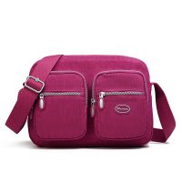 狼域斜挎包女包旅游户外街头休闲外出防水尼龙大容量斜跨单肩包袋 L-1150-20