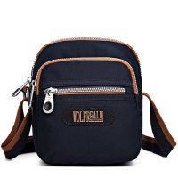 狼域尼龙布男包2016秋冬新款包包时尚休闲斜跨包单肩包小包挎包潮 L-1301-58