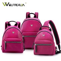 狼域2016新款女士双肩包时尚背包尼龙帆布包休闲旅游布包迷你胸包L-1608-2-1