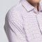OSD奥斯迪男士休闲细格子长袖衬衫秋季修身纯棉商务绅士衬衣中青年正品