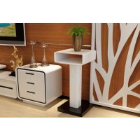 琪琪家园 钢琴烤漆花架花几 客厅木质花盘架子 现代简约落地花架