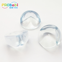 防撞角儿童透明宝诺贝比 宝宝桌子桌角护角加厚透明台角一套4只装