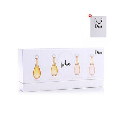 迪奥(Dior)真我香水金色女郎女士香水套装4件套礼盒 5ML*4