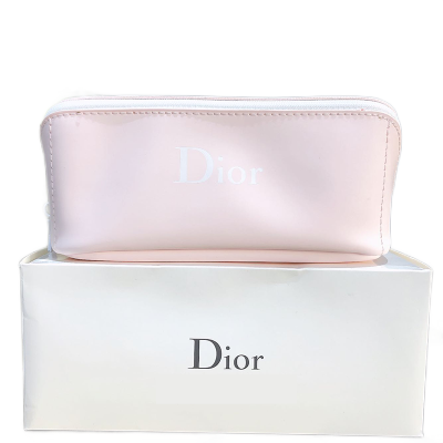迪奥(Dior)粉色化妆包手拿包专柜套装包