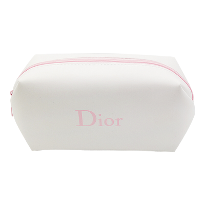 迪奥(Dior)白色半圆化妆包专柜套装包