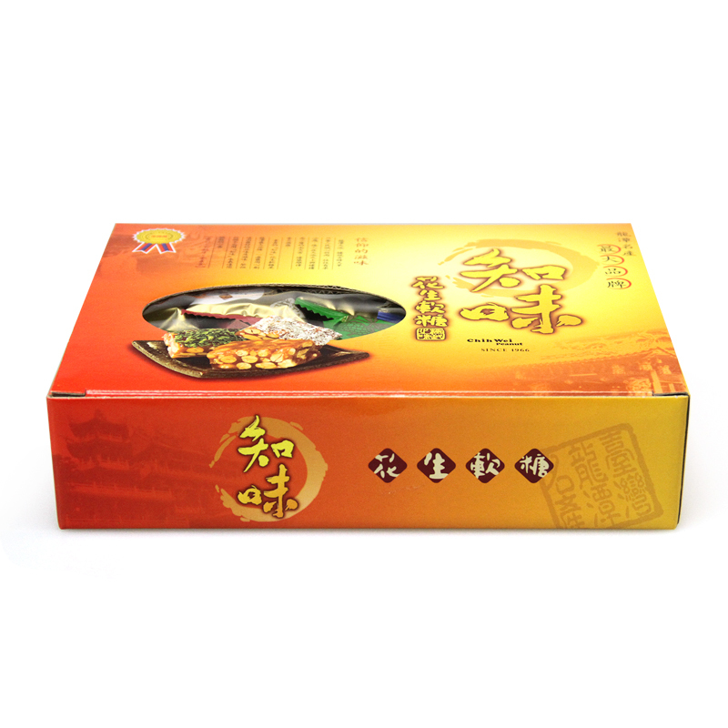 知味 zhiwei 进口牛轧糖 大综合花生软糖30入/盒 台湾进口花生酥糖休闲零食 礼盒装 港澳台