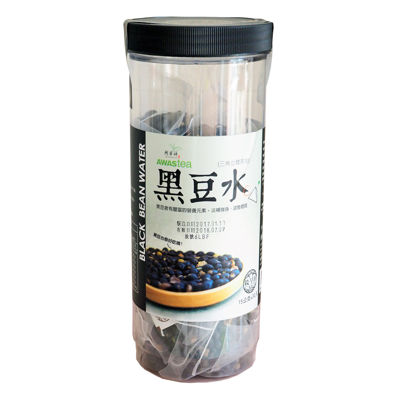 阿华师 黑豆水冲饮谷物 15g*30包/罐 2罐装 台湾进口冲饮品