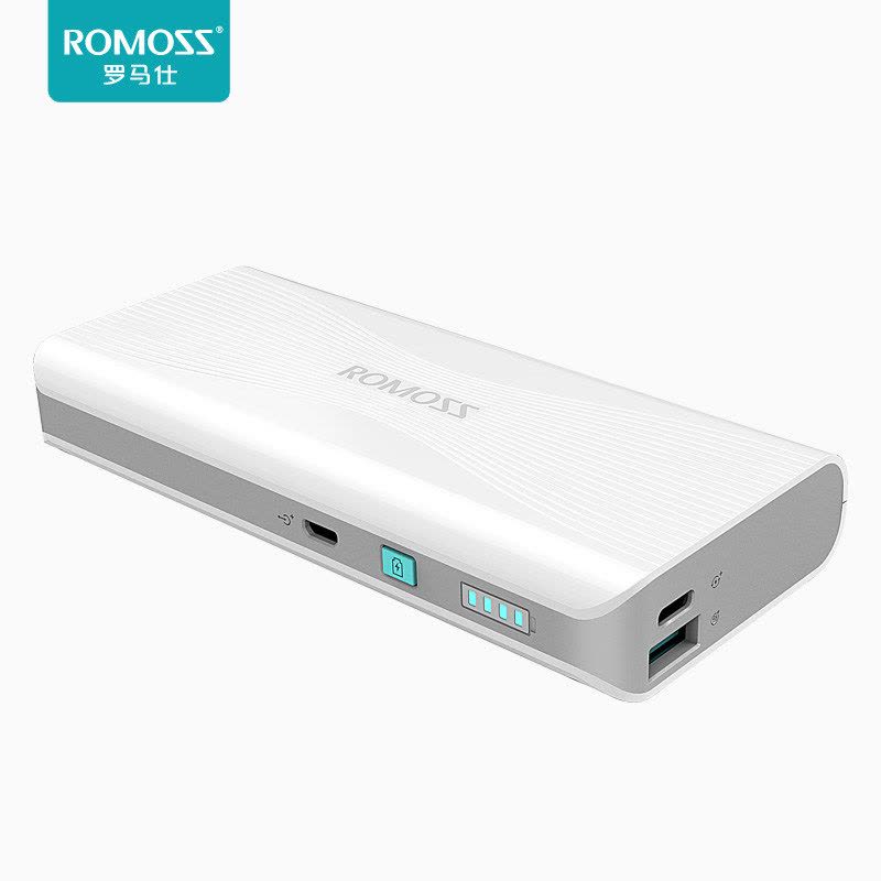 ROMOSS/罗马仕 sense4+ 10000毫安双向快充移动电源 手机充电宝图片