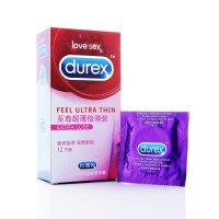【杜蕾斯】超薄倍滑装12只装天然乳胶橡胶避孕套男性安全套延时器情侣私密玩具情趣用品男女系列