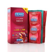 【杜蕾斯】情趣组合12只装 安全套 冰火果味 热感超薄+草莓+凉感组合安全套成人用品延时器情侣私密玩具情趣用品男女系列