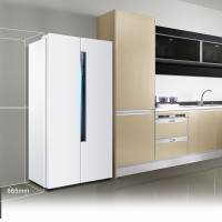海尔(Haier)BCD-451WDEMU1 451升海尔云智能风冷无霜对开门冰箱（白色） 家用对开门冰箱
