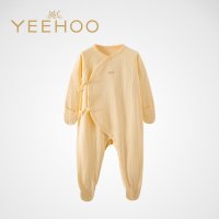 英氏童装2新款童装宝宝草珊瑚防菌内衣爬服蛤衣154077和蛤