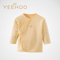 英氏正品童装新款宝宝纯棉草珊瑚防菌内衣和袍154081打底衫
