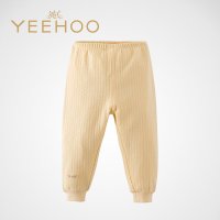 英氏内衣新款宝宝纯棉草珊瑚防菌可拆裆长裤秋裤154086