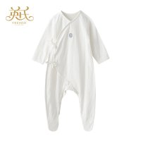 英氏15年秋新款婴儿内衣宝宝和袍蛤衣连体衣爬服143034