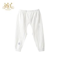 英氏婴儿开裆裤纯棉家居裤男女宝宝睡裤儿童空调裤 143040