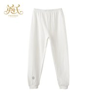 英氏纯棉提花婴儿裤子 男童秋裤女童秋裤儿童保暖长裤143033精选