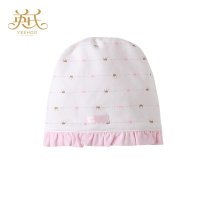 英氏正品童装款男女宝宝帽子纯棉婴儿贴帽143059新生儿胎帽