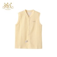 英氏秋冬款纯棉磨毛婴幼儿内衣NY607-45-4 宝宝背心儿童马夹