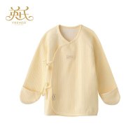 英氏秋冬婴儿纯棉保暖内衣143702新生儿磨毛和尚服和袍上衣