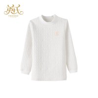英氏婴儿衣服男女宝宝内衣纯棉秋衣新生儿白色打底衫134025