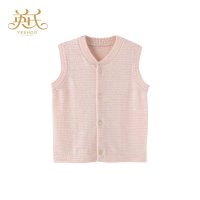 英氏正品童装新款男女宝保暖羊毛内衣背心144079马甲