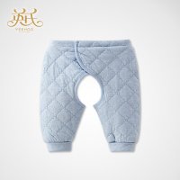 英氏正品新款内衣宝宝秋冬夹棉保暖内衣婴儿开裆裤144052