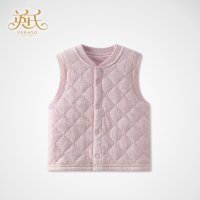 英氏秋冬款内衣 婴幼儿纯棉夹棉保暖内衣马甲背心144060