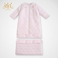 英氏童装宝宝背心纯棉睡袋防踢被夹棉保暖143131/143134睡袋