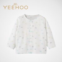 英氏男女宝宝秋衣上衣儿童内衣纯棉婴儿衣服154069 154074
