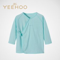 英氏春夏新款婴儿内衣婴儿衣服纯棉绑带和尚服上衣154047