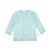 英氏 新款宝宝内衣 鲁蓝海底森林长袖纯棉对襟上衣154048