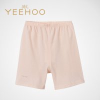 英氏正品童装夏季新款女宝宝提花纯棉舒服中裤子内衣154060