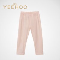 英氏童装秋夏新款女宝宝纯棉舒服可拆裆长裤子154065内衣