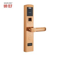 帅好(SHUAI HAO) 全自动、防猫眼开启智能密码指纹锁 MT-SH-8018 红古铜色