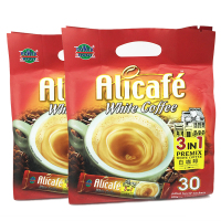 2袋装▏ Alicafe 阿里咖啡 啡特力 白咖啡 3合1 600g 马来西亚进口 袋装 进口速溶咖啡