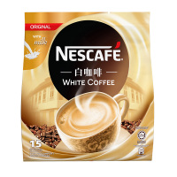2袋装▏NESCAFE 雀巢咖啡 白咖啡原味 540g 马来西亚进口 袋装 进口速溶咖啡