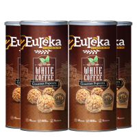 4罐装| EUREKA 友礼佳 爆米花 白咖啡味 70g 马来西亚原装进口 罐装