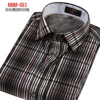 帛利优鲨冬装加绒加厚复古格子保暖衬衫长袖男15034