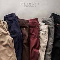 帛利优鲨新款春装男士商务休闲纯棉时尚休闲长裤