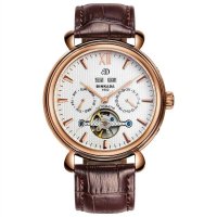 宾卡达BINKADA手表 男表背透镂空 全自动机械男士商务休闲手表7064B