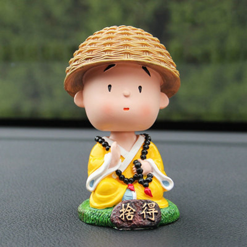 卡卡西 Kikic 挂饰 摆饰4款和尚卡卡西创意汽车摆件车载摇头和尚可爱装车上车内饰品摆件汽车用品kikic 事事如意摇头小和尚 价格图片品牌报价 苏宁易购优易驾汽车用品专营店