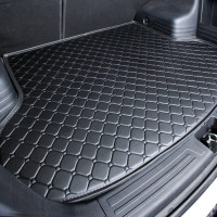 【立减50 到手价58】卡卡西 专用汽车后备箱垫3D立体高品质PU皮北京现代名图悦动朗动悦 KIKIC 黑红