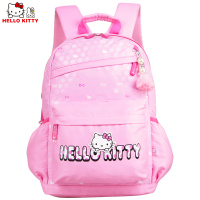 凯蒂猫(HELLO KITTY)儿童中小学生书包女童减负双肩休闲书包 DL87040A粉色送笔袋