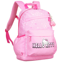 凯蒂猫(HELLO KITTY)儿童中小学生书包女童减负双肩休闲书包 DL87040A粉色送笔袋