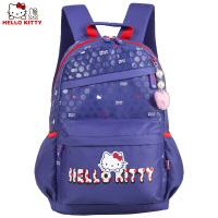 凯蒂猫(HELLO KITTY)儿童中小学生书包女童减负双肩休闲书包 DL87040C宝蓝送笔袋