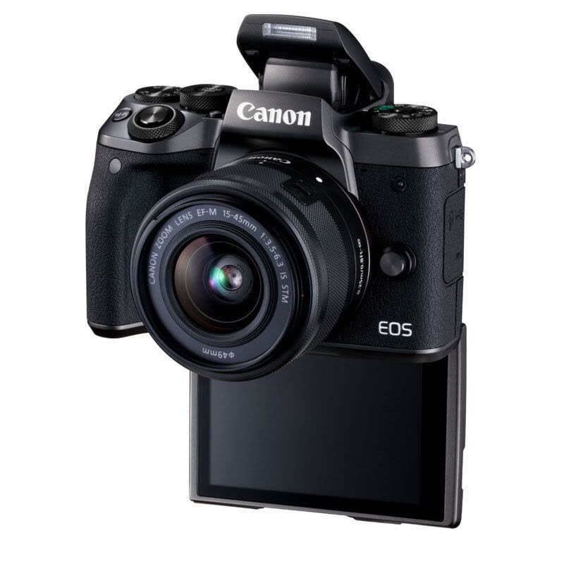 佳能 EOS M5 微单相机 EF-M 15-45 IS STM&22/2人像定焦镜头 双镜头套机 实惠礼包版图片